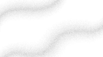 Grain waves background. Black stipple curve lines. Abstract wavy noise dotted shapes wallpaper. Dotwork gradient pattern. Stochastic vector