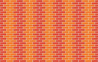 Brick wall seamless pattern. Brown decorative brickwork repeating texture. Bricks masonry background vector