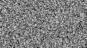 Seamless pixel tv noise texture. White noise signal grain. Television screen interferences or glitches. Grunge background vector