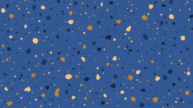 Terrazzo seamless pattern. Repeating floor texture. Artificial stone mosaic background. Trendy surface textile design vector