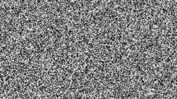 Seamless pixelated tv noise texture. White noise signal grain. Television screen interferences glitches. Grunge background vector