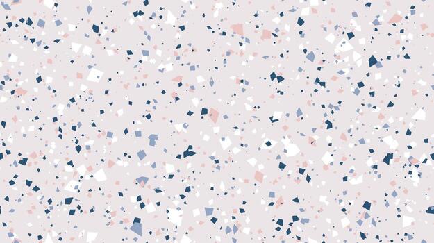 Terrazzo seamless pattern. Repeating floor texture. Pastel mosaic background. Trendy surface and textile design vector