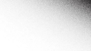 Grain stippled gradient. Faded stochastic dotwork texture. Random grunge noise background. Black dots, speckles, particles wallpaper vector