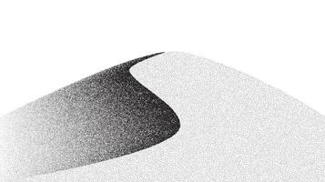 Grain dune desert. Stipple eastern landscape and terrain background. Sand hill in dot work style. Texture gradient illustration vector