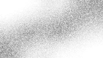 Grainy sand texture. Wavy stippled gradient background. Grunge noise dotwork wallpaper. Black dots, speckles, particles or granules vector