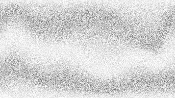 Grainy sand texture. Wavy stippled gradient background. Grunge noise dot work wallpaper. Black dots, speckles, particles or granules vector