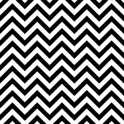 Grunge zig zag seamless pattern. Black and white chevron fabric texture. Abstract zig zag background. Repeating