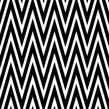 grunge zigzag sin costura modelo. negro y blanco cheurón tela textura. resumen zig zag repitiendo bg vector