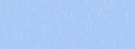 Heavy rain seamless pattern. Blue color pouring rain texture. Repeating falling water drops background. Sleet, hail or snow precipitation wallpaper. Diagonal downpour backdrop. vector