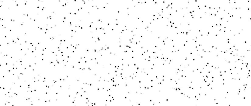 sin costura punteado modelo. ruido grano repitiendo antecedentes textura. partículas, salpicaduras, gotas, piezas, motas, motas fondo de pantalla. irregular grunge fondo vector