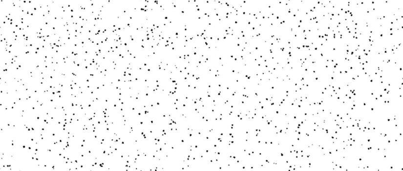 sin costura punteado modelo. negro ruido grano repitiendo antecedentes textura. partículas, salpicaduras, gotas, piezas, motas, motas fondo de pantalla. irregular grunge fondo vector