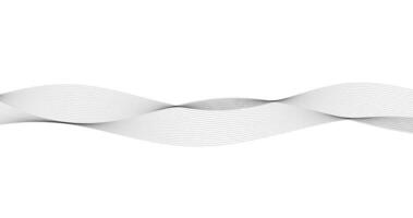 Abstract wave on a white background Digital Wave of particles illustration Technology Design vector