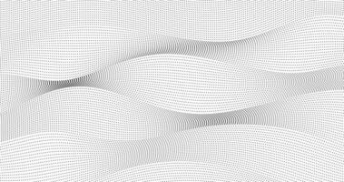 Abstract dots drawing wave shapes background Monochrome pattern illustration vector
