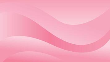 Abstract pink wave gradient background, minimalist design vector