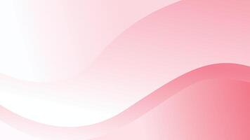 Abstract pink wave or curve gradient background vector
