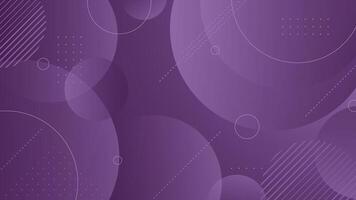 Stylish purple background featuring abstract circles lines and geometric shapes perfect for banners, posters, presentations, digital artwork, web designs, and creative graphic projects vector