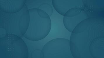 Stylish dark teal abstract background featuring layered transparent circles and subtle geometric elements perfect for banners, posters, presentations, digital designs, and web projects vector