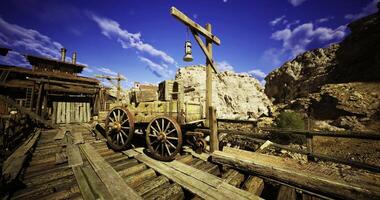 CGI Mining Camp in Abandoned Village video