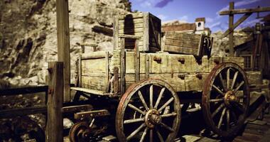 Realistic CGI Decayed Village with Mining Site video