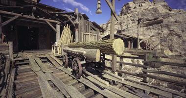 CGI Historical Village Mining Site video