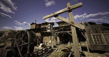 CGI Deserted Mining Site and Village video