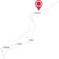 Sapporo pin map location png