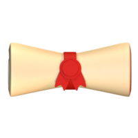 A icon diploma with a red ribbon on it graduation graduation png