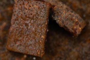 Close-up of a Rusty Bolt and Nut photo