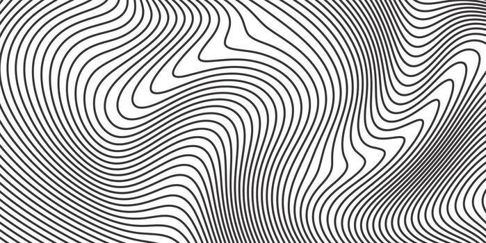 Black wavy line pattern, wavy lines texture, grid texture vector