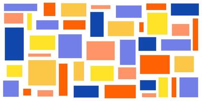 Colorful geometric background, geometric pattern texture, random square shape pattern, abstract square with cherfull colors vector