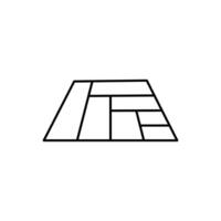 Flooring Icon Line vector