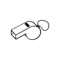 Whistle Icon Outlines vector