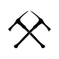 Isolated crossed axes icon design vector
