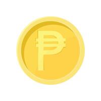 Philippine Peso Coin Internet Currency Concept vector