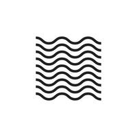 Wave Icon Sign Design vector