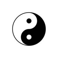 Graphic Yin Yang Symbol Design vector