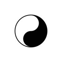 Empty Ying Yang Symbol Harmony Balance vector