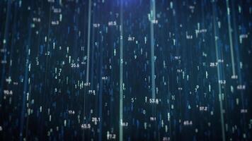 Big Data Digital Hi Tech Background video