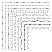Ornamental Frame Border Collection vector
