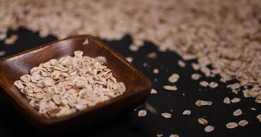oatmeal for quick cooking of porridge with preservation of useful microelements photo