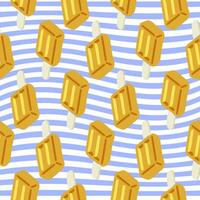 Summer Ice Cream Bar Pattern vector
