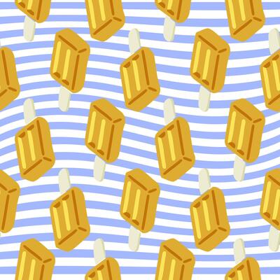 Summer Ice Cream Bar Pattern