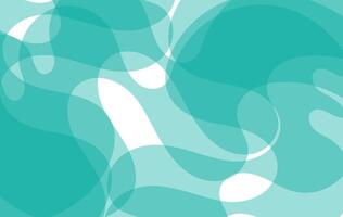 A stylish and smooth abstract background with flowing turquoise and cyan shapes. The transparent overlapping layers create a calming and modern look, perfect for use in digital designs, presentations. vector