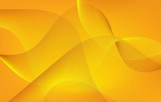 A high quality abstract background featuring dynamic flowing lines, smooth mesh grids, and radiant gradients in warm yellow and orange tones. Ideal for use in digital design, web templates. vector