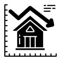 APerfect icon design of property loss vector