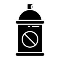 Editable design icon of fire hydrant vector