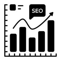 Modern design icon of seo infographic vector