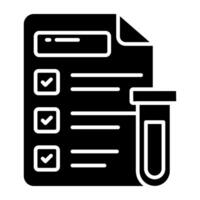 Premium download icon of lab list vector