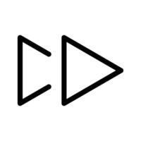 fast forward icon illustration vector