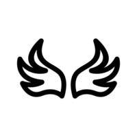 wings icon illustration vector